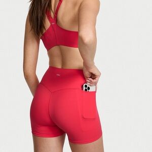 Victoria's Secret Elevate 3” Bike Shorts High-Waisted Pink Island
